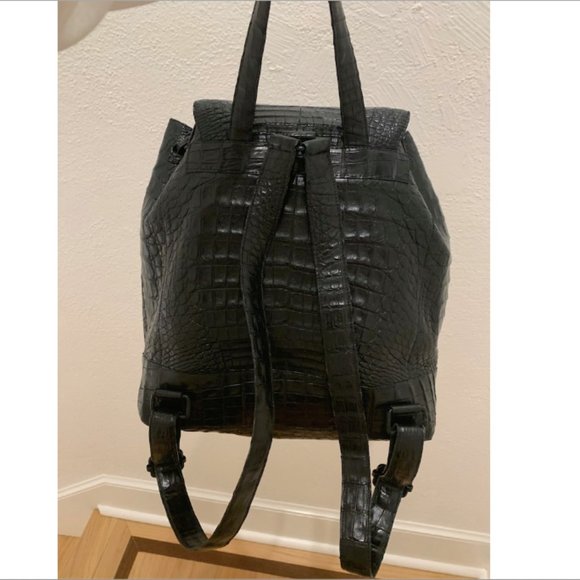 Nancy Gonzalez Crocodile Drawstring Backpack - Picture 8 of 8